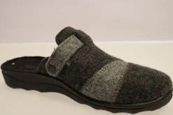 Cosmos Cordes Hausschuh Hauspantolette grau Betty-2-AB