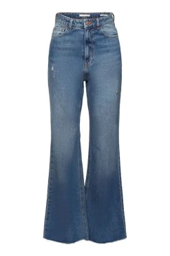 EDC ausgestellte Retro-Jeans blau S23 023CC1B326