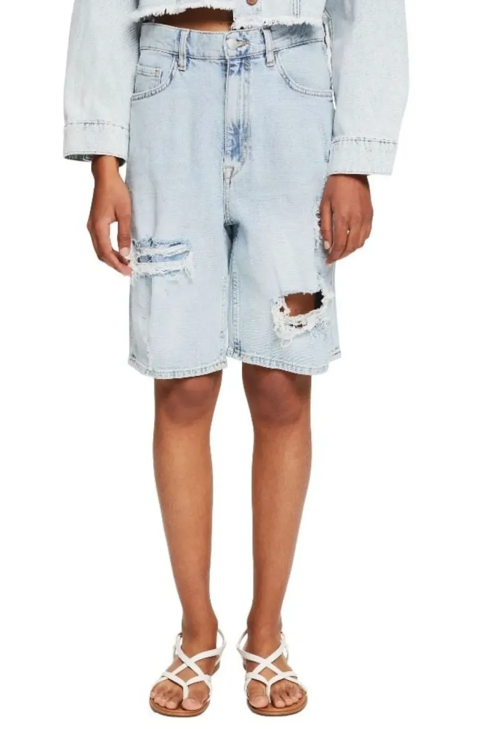 EDC Bermuda-Shorts aus Denim 042CC1C305