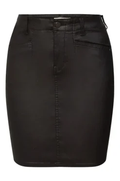 EDC Beschichteter Minirock schwarz S23 112CC1D311