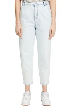 EDC Cropped Jeans mit Bundfalten 032CC1B311