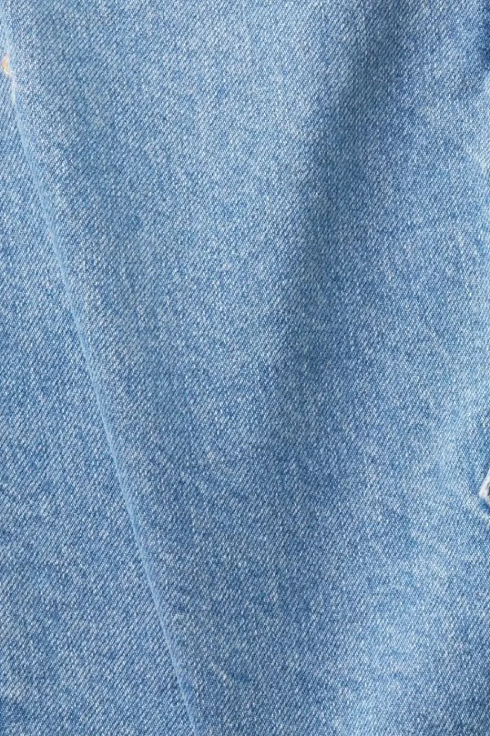 EDC Denim-Minirock mit gerippten Details blau S23 023CC1D301