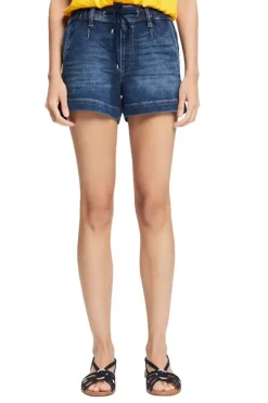EDC Denim- Shorts Kordelzug blau S22  042CC1C316