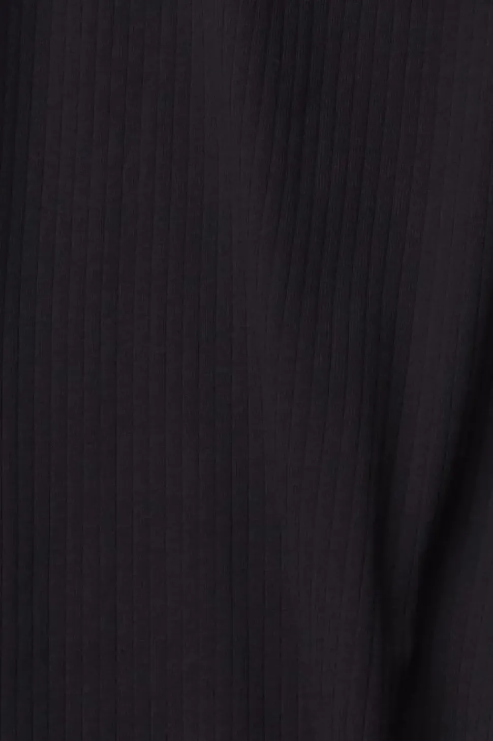 EDC Geripptes zweiteiliges Longsleeve schwarz S23 092CC1K319