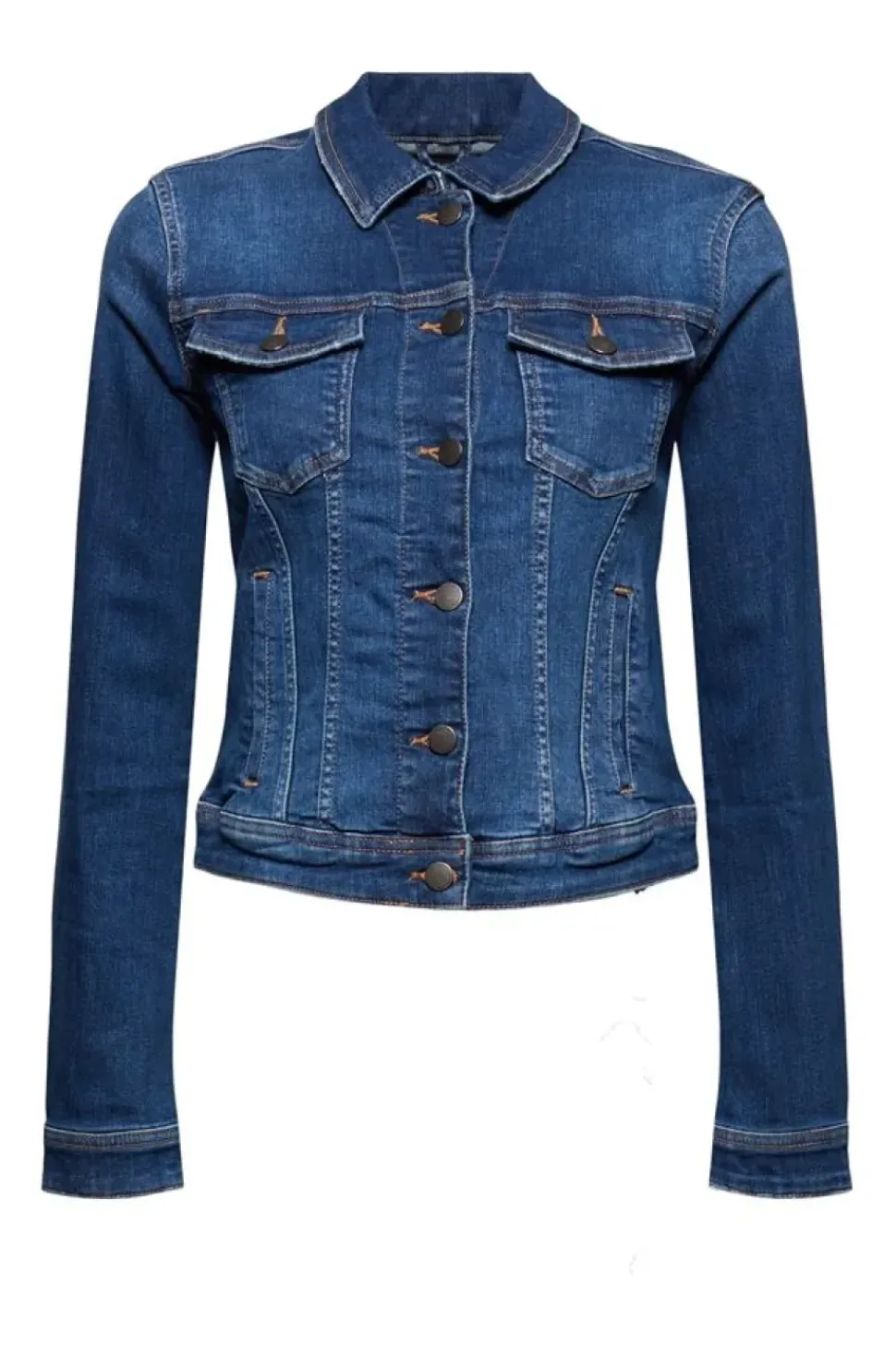 EDC Jeansjacke im Used-Look, Organic Cotton Denim NOS 991CC1G301