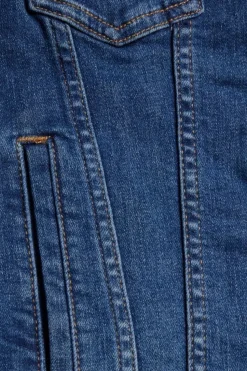 EDC Jeansjacke im Used-Look, Organic Cotton Denim NOS 991CC1G301