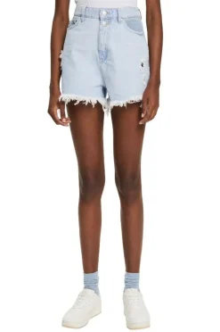 EDC Jeans- Shorts Destroyed- Effekt blau S12 042CC1C304