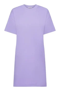 EDC Kleid aus Jersey lila, grün, schwarz S23 033CC1E301