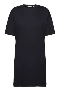 EDC Kleid aus Jersey lila, grün, schwarz S23 033CC1E301