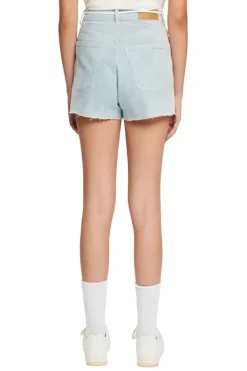 EDC Shorts kurze Hose Batik-Waschung blau, liula S22 052CC1C310