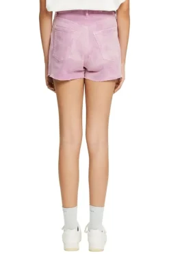 EDC Shorts kurze Hose Batik-Waschung blau, liula S22 052CC1C310