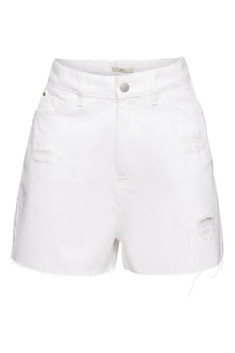 EDC Shorts kurze Hose used- Look weiß S22 052CC1C305