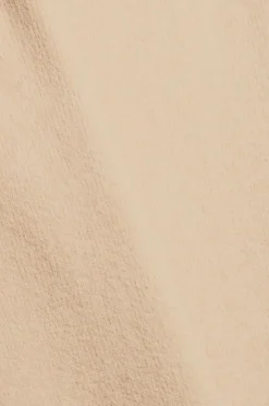EDC Strickhose weites Bein Wolle elastischer Kordelzugbund beige S21 091CC1B301