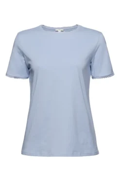 EDC T - Shirt mit Spitze 031CC1K308