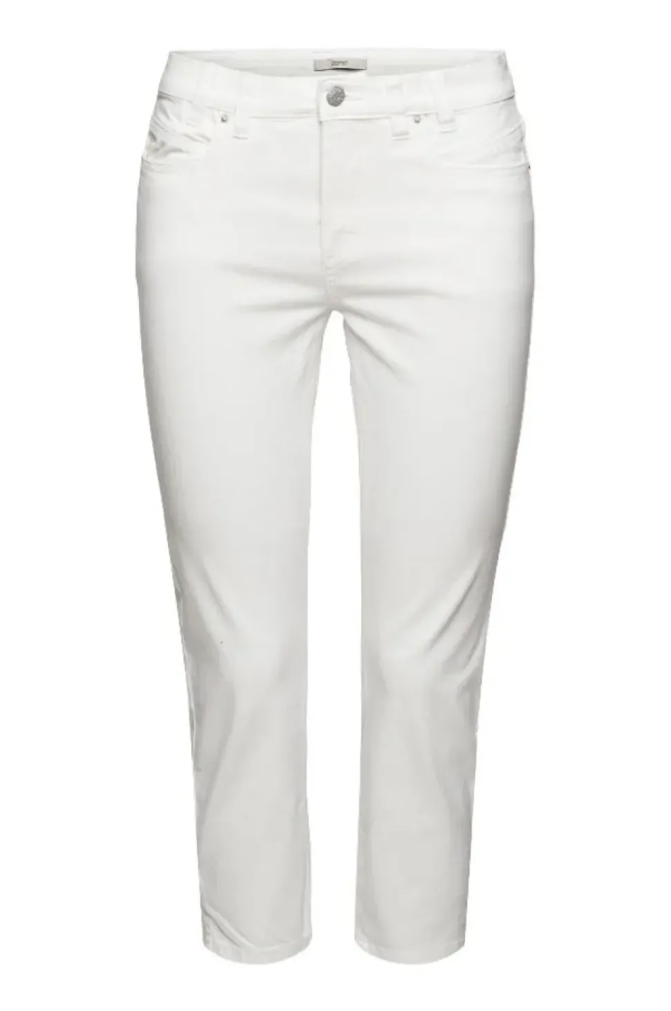 ESPRIT Caprihose seitliche Saumschlitze weiß, grün S12 042EE1B328