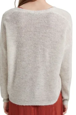 ESPRIT Cardigan aus Rippstrick mit Wolle/Alpaka 991EO1I310