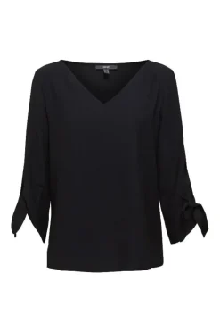 Esprit Collection Bluse 3/4 weiß schwarz 990EO1F305