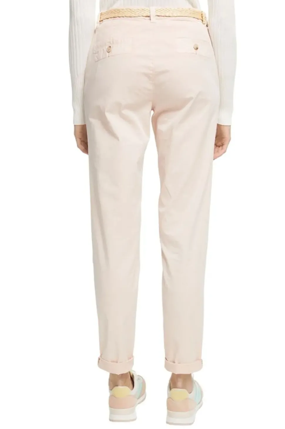 Esprit Cropped Chino aus Bio-Baumwolle rosa, blau NOS 993EE1B312