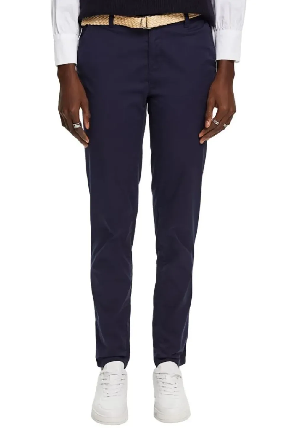 Esprit Cropped Chino aus Bio-Baumwolle rosa, blau NOS 993EE1B312