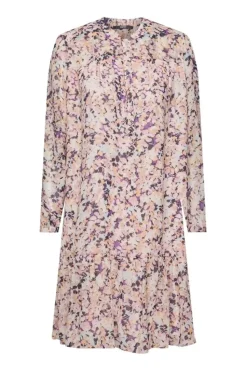 ESPRIT Gemustertes Minikleid aus Chiffon lila NOS 993EO1E304
