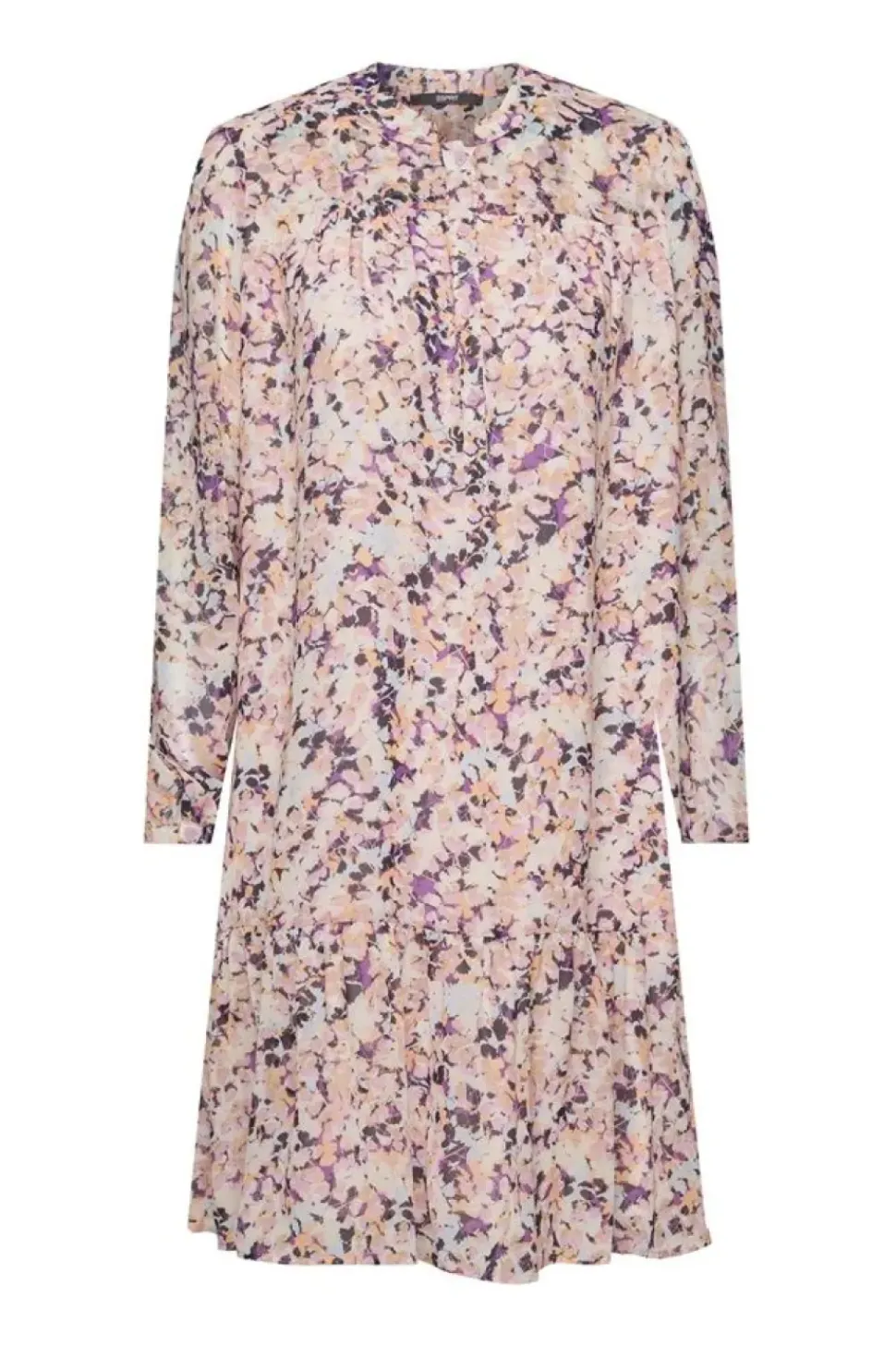 ESPRIT Gemustertes Minikleid aus Chiffon lila NOS 993EO1E304