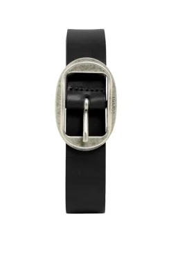 Esprit Gürtel Vintage-Schnalle, aus Leder braun, schwarz NOS 999EA1S804