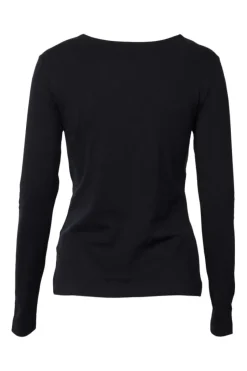 Esprit Longsleeve in Wickel-Optik rot, schwarz S23 122EE1K315