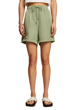 Esprit Pull-on-Shorts aus Satin grün S23 063EE1C303