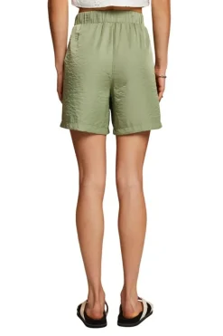 Esprit Pull-on-Shorts aus Satin grün S23 063EE1C303