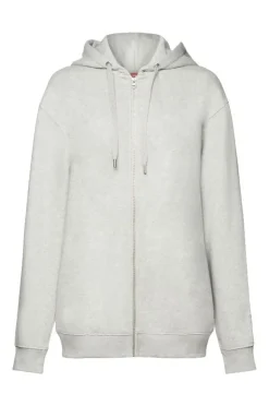 ESPRIT Recycelt: Oversize Hoodie Reißverschluss weiß, grau, schwarz S14 993EE1J310