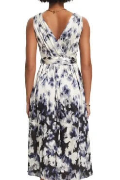 Esprit Satin Minikleid mit floralem Print S13 023EO1E340