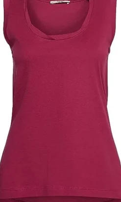 Esprit Tanktop mit Ausschnitt in Twist-Optik pink, blau S23 053EE1K310