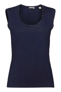Esprit Tanktop mit Ausschnitt in Twist-Optik pink, blau S23 053EE1K310