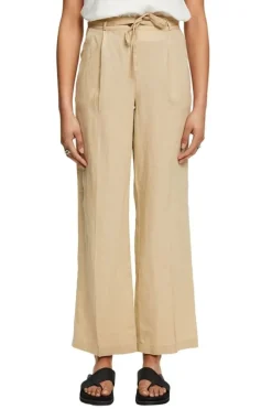 Esprit Weit geschnittene Leinenhose beige, grün, pink, schwarz S23 033EE1B345