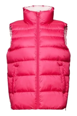 ESPRIT Weste thermoisolierende wasserabweisend weiß, pink S14 014EE1H301