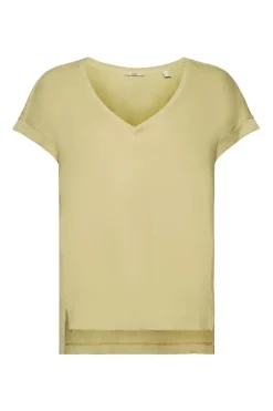 Esprit Women Tshirt short sleeve weiß, beige, grün, schwarz S23 063EE1K302