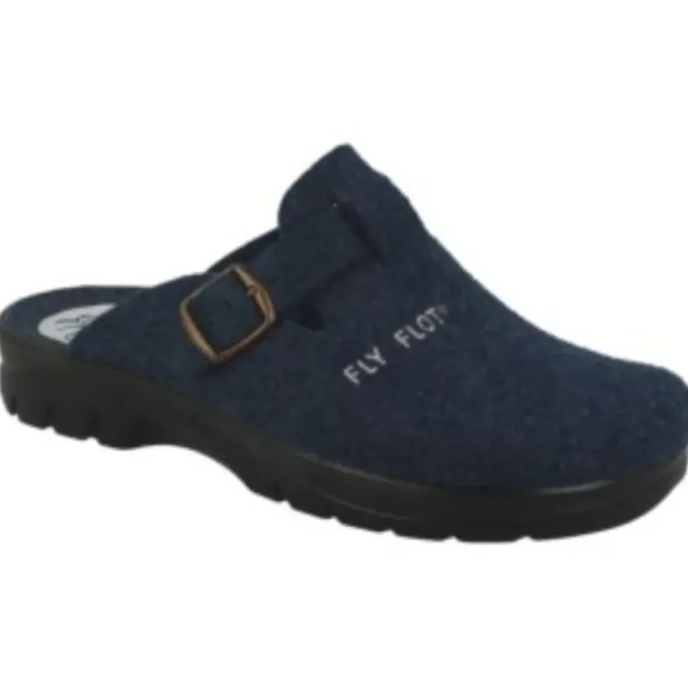 Fly Flot Hausschuh blau 880247