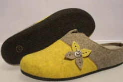Fly Flot Hausschuh Hauspantolette gelb 863828