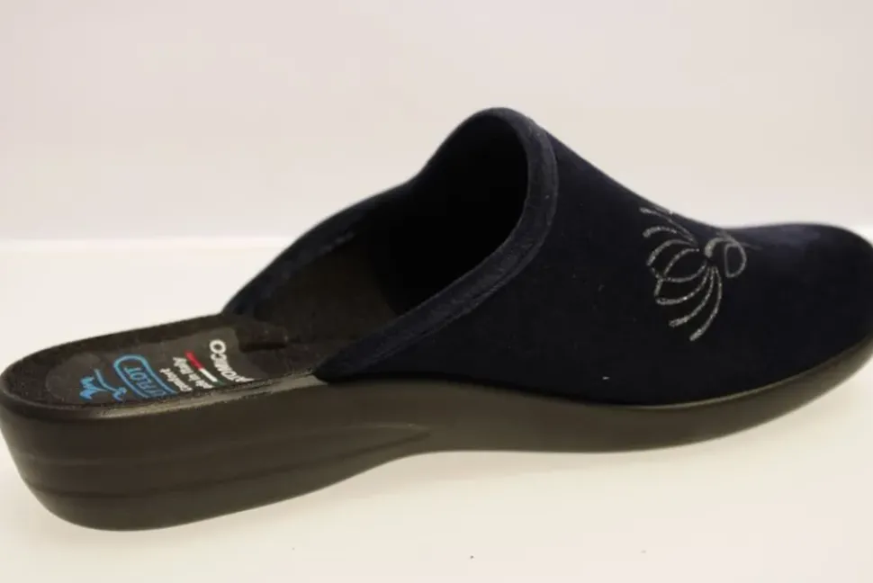 Fly Flot Hausschuh Hauspantolette blau 863867