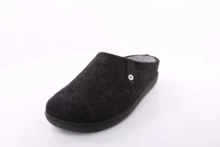 Fuß Bequem Herren Hausschuh Pantolette Wechselfußbett blau, schwarz S23 801/01