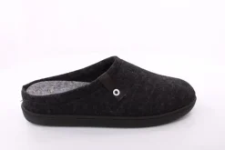 Fuß Bequem Herren Hausschuh Pantolette Wechselfußbett blau, schwarz S23 801/01