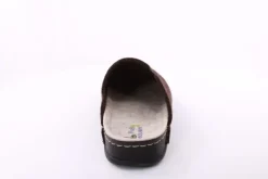 Fuß Bequem Herren Hausschuh Pantolette braun S23 602/01