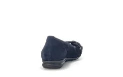 Gabor Ballerina Rauleder COMFORT-Mehrweite G blau S14 42.625.36