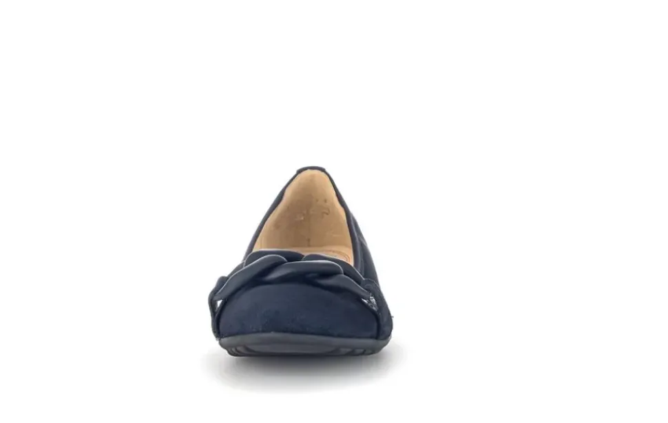 Gabor Ballerina Rauleder COMFORT-Mehrweite G blau S14 42.625.36