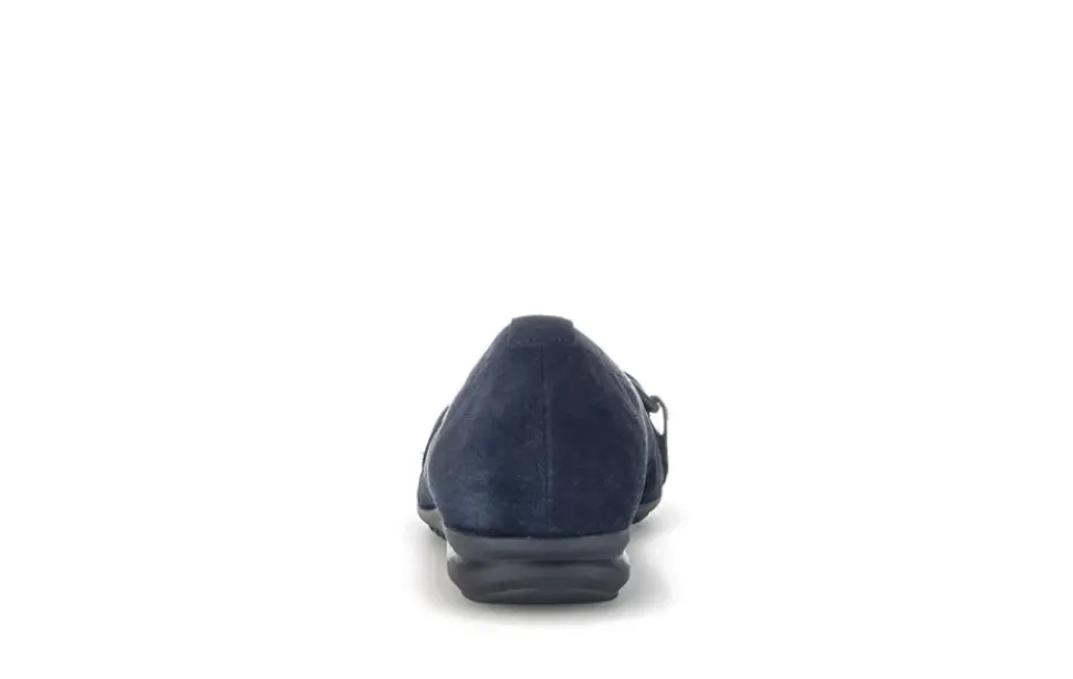 Gabor Ballerina Rauleder COMFORT-Mehrweite G blau S14 42.625.36