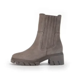 Gabor Chelsea Boots Rauleder Wechselfußbett Comfort- Mehrweite G grau S23 32.761.42