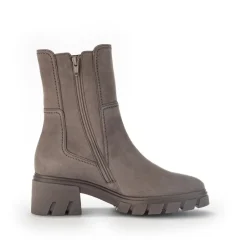 Gabor Chelsea Boots Rauleder Wechselfußbett Comfort- Mehrweite G grau S23 32.761.42