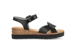 Gabor Damen Keilsandalette Leder COMFORT-Mehrweite G schwarz  S14 42.704.57