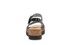 Gabor Damen Keilsandalette Leder COMFORT-Mehrweite G schwarz S14 42.704.57