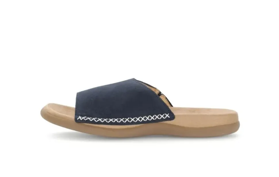 Gabor Damen Pantolette Rauleder blau S14 03.705.16